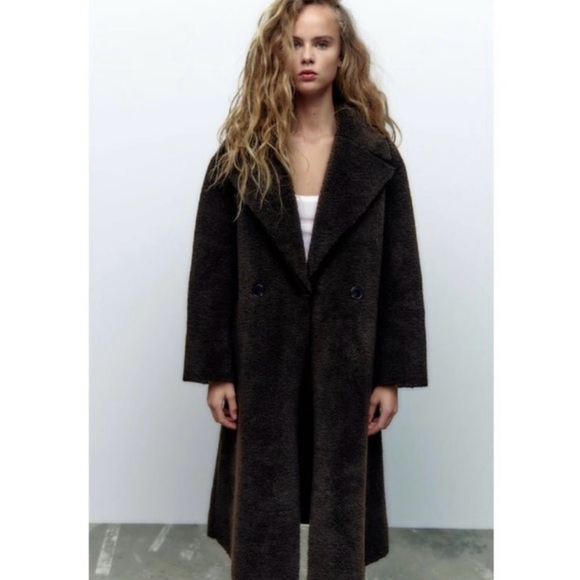 Double Faced Faux Fur Coat - Picture 3 of 8